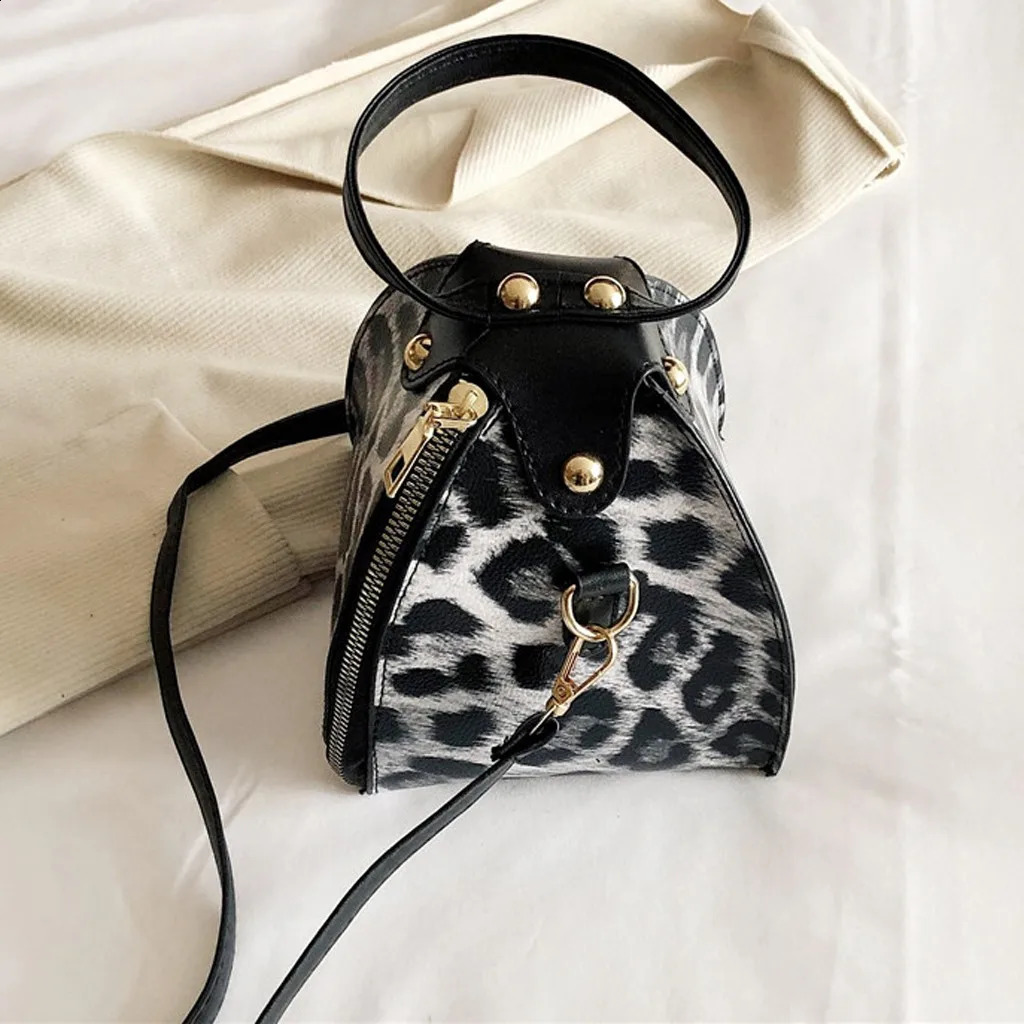 Leopard Print womens bag PU leather cross body bag mini girl messenger bag womens shoulder handbag snake leather clutch bag wallet 240830