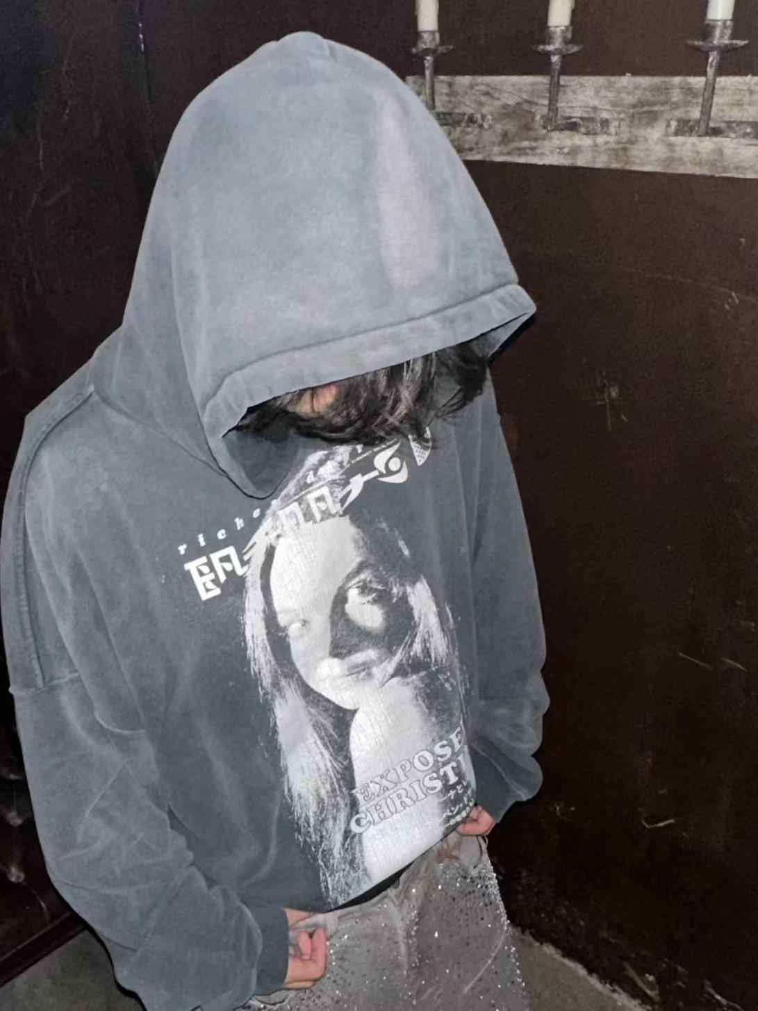 Pullover Hooded Hoodies for Men and Women Sweatshirts Oversized Washed Cotton