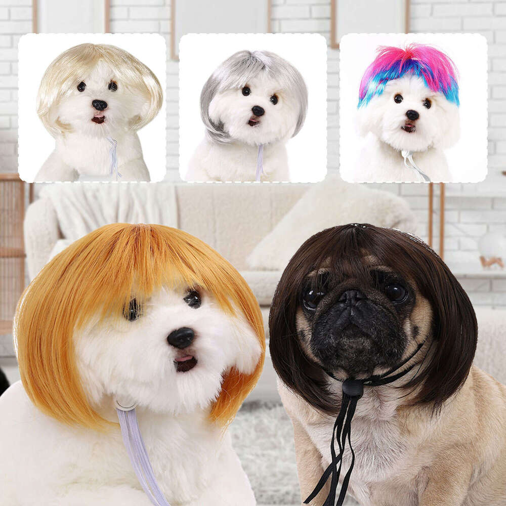 Costumes Funny Dog Cat Cosplay Wig Pet Decorations