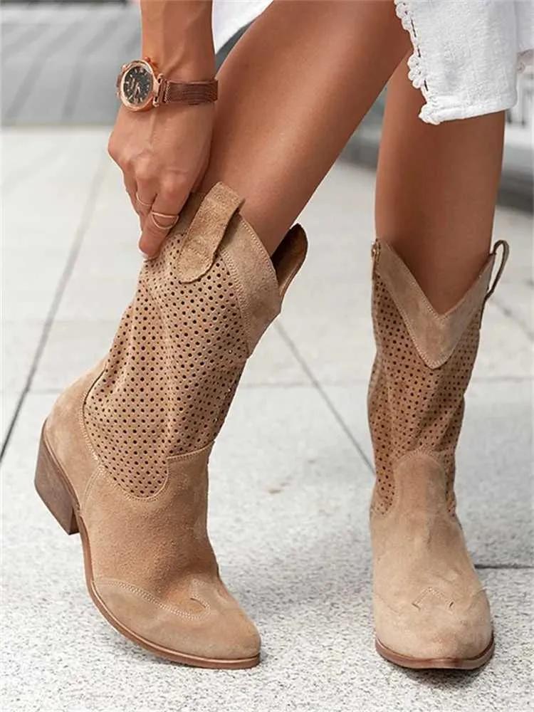 2024 Winter Ankle Boots Designer Fashion High Heel Shoes Burnt wer Suede Low Sleeve Womens Boot Trend H240621
