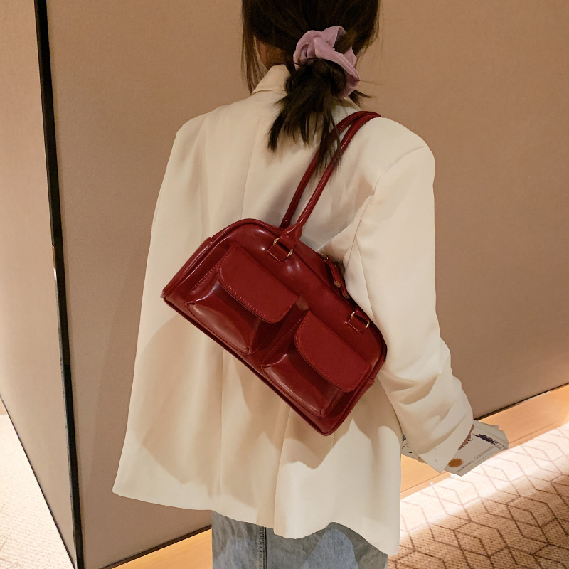 Women Popular Fashion Shoulder Armpit Commute Trendy Hand-held Bag Free shipping