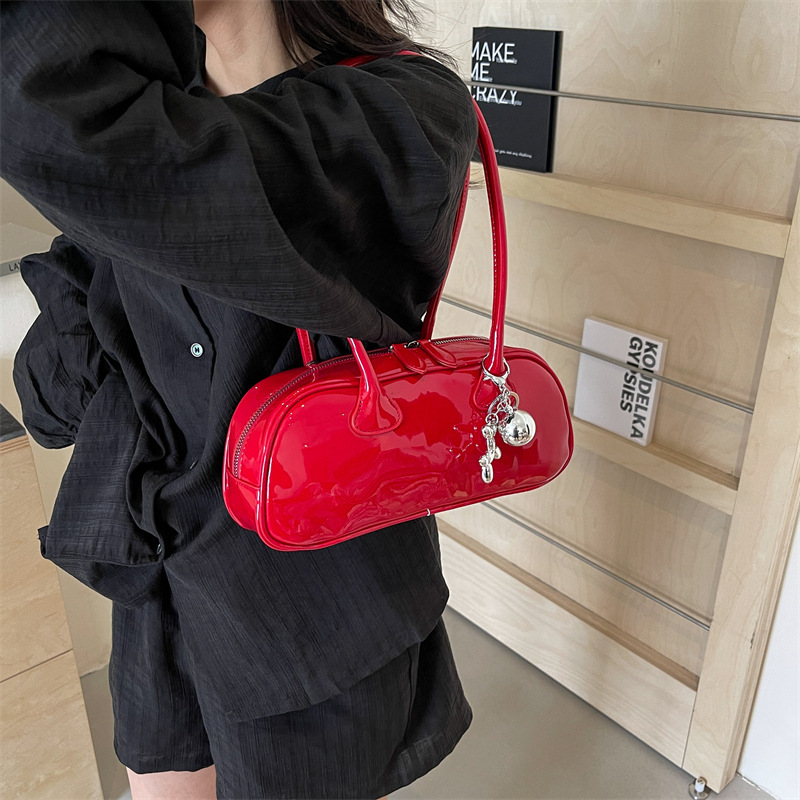 2025S Fashion Designer Women Korean Version Simple Style Shoulder Handbag Armpit Bag Fashion Free Shipping
