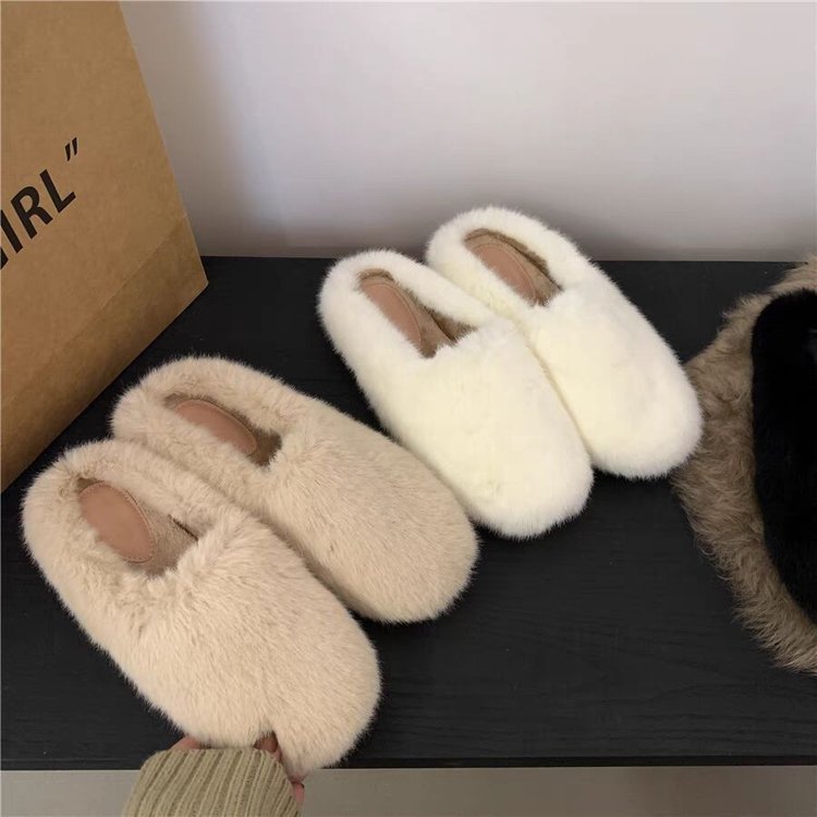 Women Shoes Slippers Round Closed Toe New Fashion Casual Style Versatile Free shipping