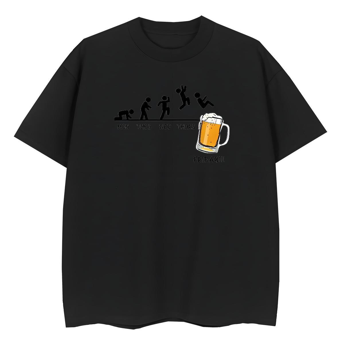 Soft T-Shirts for Men 100% Cotton 230g letter Sport Plus Size Cartoon Crew Neck Men Tshirts 2024 Clothes