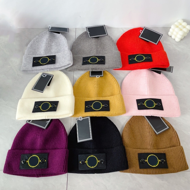 Bonnet New Winter Knitted designer Beanie men and women casual Stone hats high-quality Knit Warm Beanies Hats Female Beanie Caps Winter Hat Skull Cap
