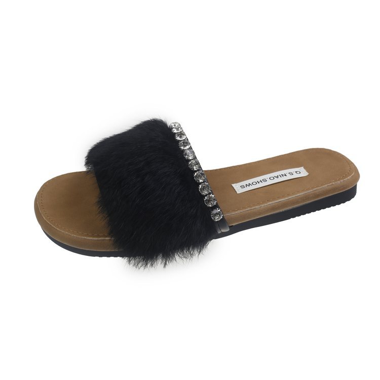 French Style Flat Bottom Women's Slippers Soft Breathable | Indoor & Outdoor 801f