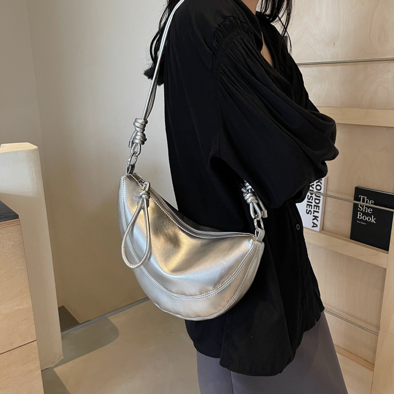 Women Bag Solid Color Saddle Bag Crossbody Bag Shoulder Bag Fashion Korean Version Free shipping