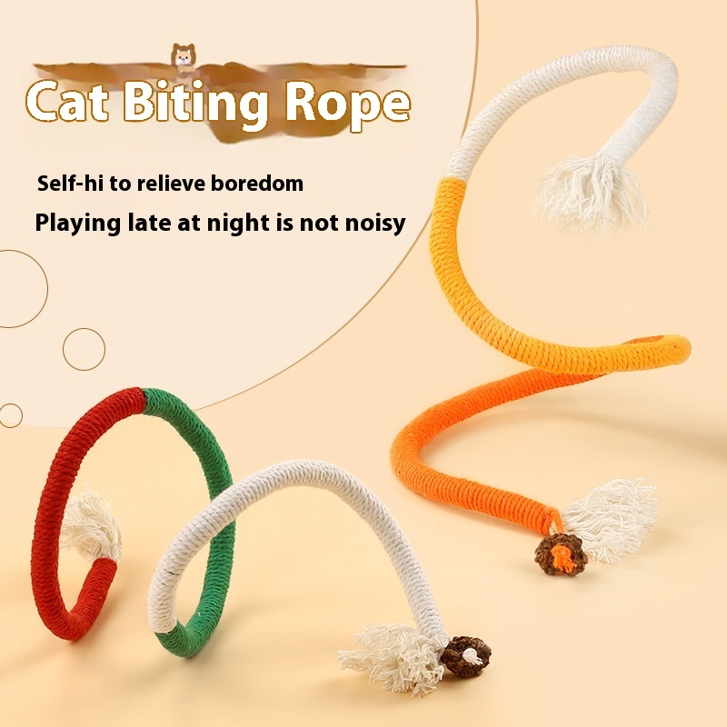 Bite Rope for Self Enjoyment, Mocking Teeth, Cats Mint, Kittens, Pussy Stic, Cat Toys