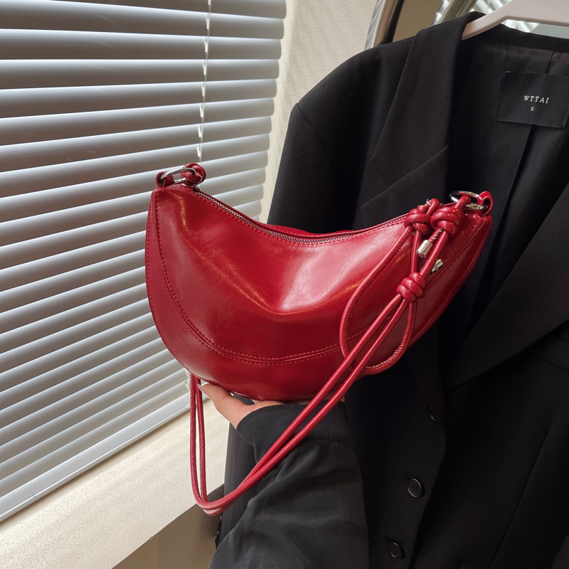 Women Bag Solid Color Saddle Bag Crossbody Bag Shoulder Bag Fashion Korean Version Free shipping