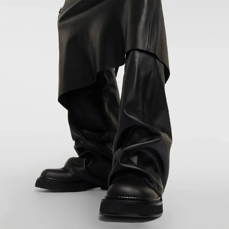 European American Trendy Pants With High Sleeves And Thick Heels, Fashionable Motorcycle Boots, Women's Runway Boots