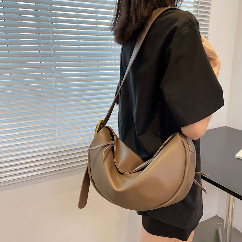 Sac New Vintage Crossbody For Women Large Capacity Handbags Solid Soft Shoulder Bags Female Casual Travel Hobos Bag d842
