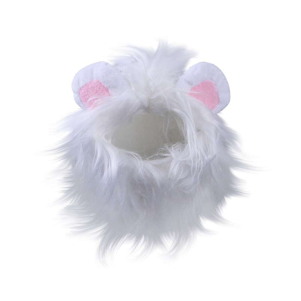 New Funny Pets Clothes Cap Cute Cat Wig Lion Mane Costume Cosplay Kitten Dog Hat With Ears Fancy Party Supplies