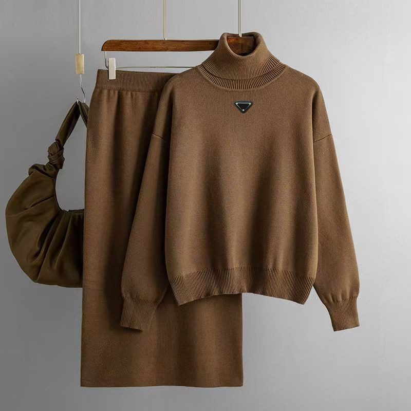 Designer Tracksuits Winter Womens Tracksuits Knits Two Pieces Sets Female Hoodie Sweater Set Lady Slim Jumpers casual sports trousers Jogging Sportwear Clothing