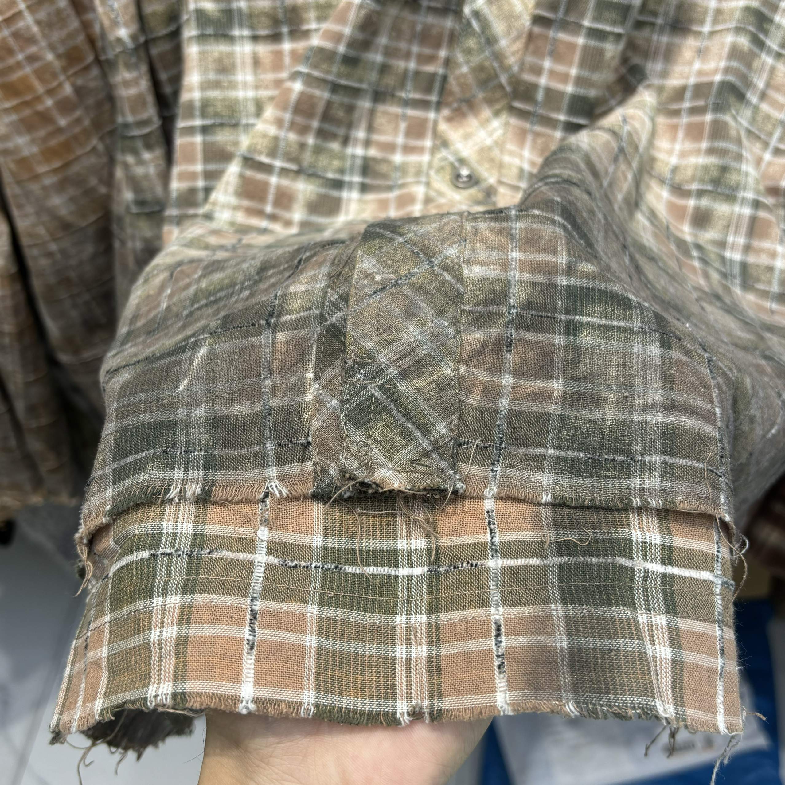 Summer Long Sleeve Plaid Shirt for Men Hip Hop Overalls Streetwear Vintage Loose Oversized Tops