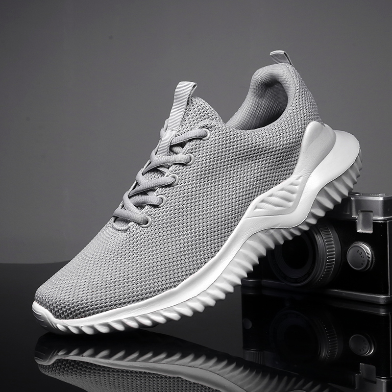 Breathable SneakersMesh 2022 New Casual Lace Up Light Outdoor Walking Tenis Free New Shipping Plus Size 47 Men Shoes 5570