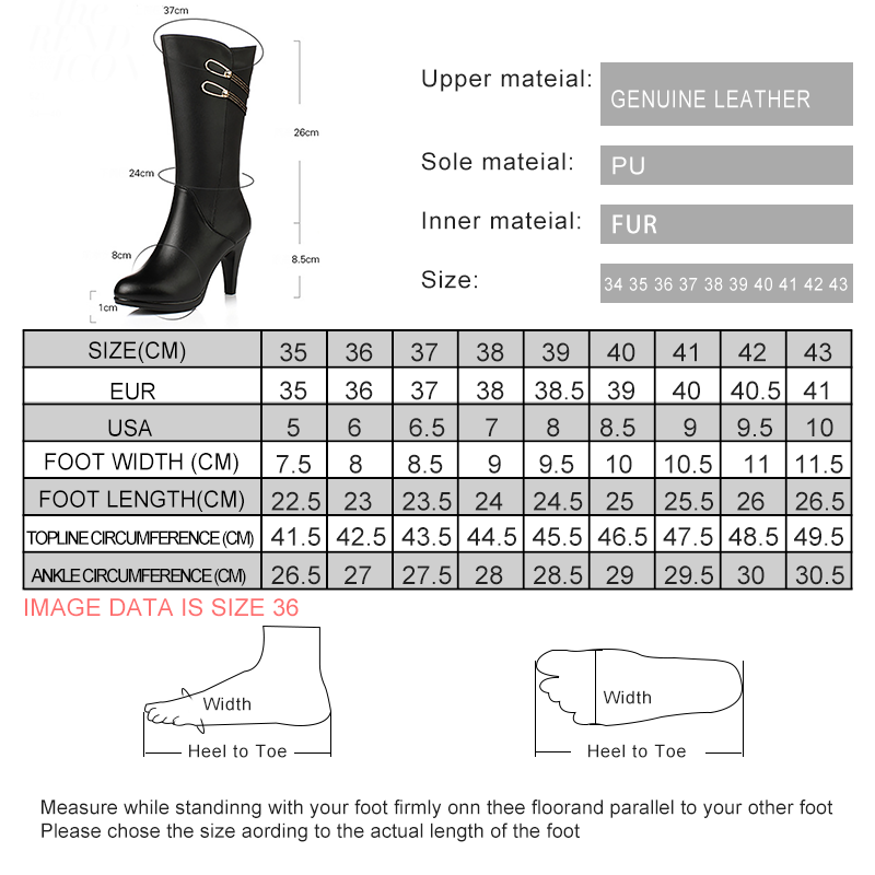 AIYUQI Women Long Boots High Heel 2024 Latest Genuine Leather Women Fashion Boots Stiletto Warm Breathable Female Winter Boots