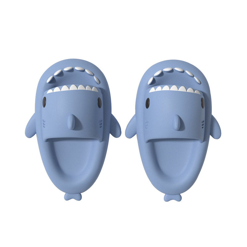 Shark Slippers, Anti-Skid Summer Sandals Couples, Soft Comfy EVA Beach Slides for Indoor & Outdoor