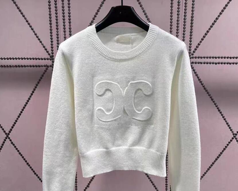 Designer Women's Sweaters brand Letter Embroidered Women Round neck Sweater Long Sleeve Knitted Jackets Fashion Luxury autumn Sweaters