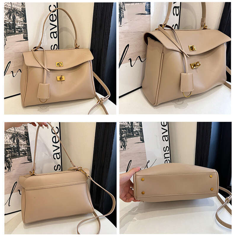 Lock Designer Gold Handbag Brand Women's Flap Soft Leather Top Quality Single Shoulder Large Capacity Commuter Bag d0b9 4