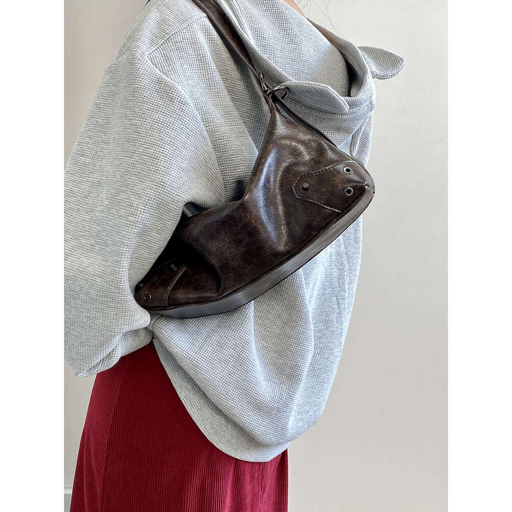 Retro Pu Leather Women's Underarm Cool Y2k Girls Vintage Small Shoulder Bags Simple Female Crossbody Bag Handbags Purse rse ef6b 4