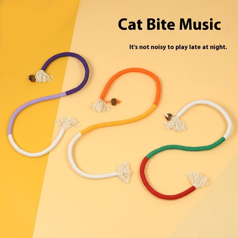 Bite Rope for Self Enjoyment, Mocking Teeth, Cats Mint, Kittens, Pussy Stic, Cat Toys