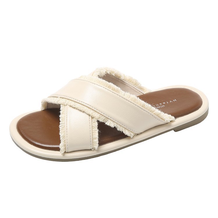 Flat Sandals for Women: Beach-Ready, Non-Slip Sole - 2024 Collection 414b