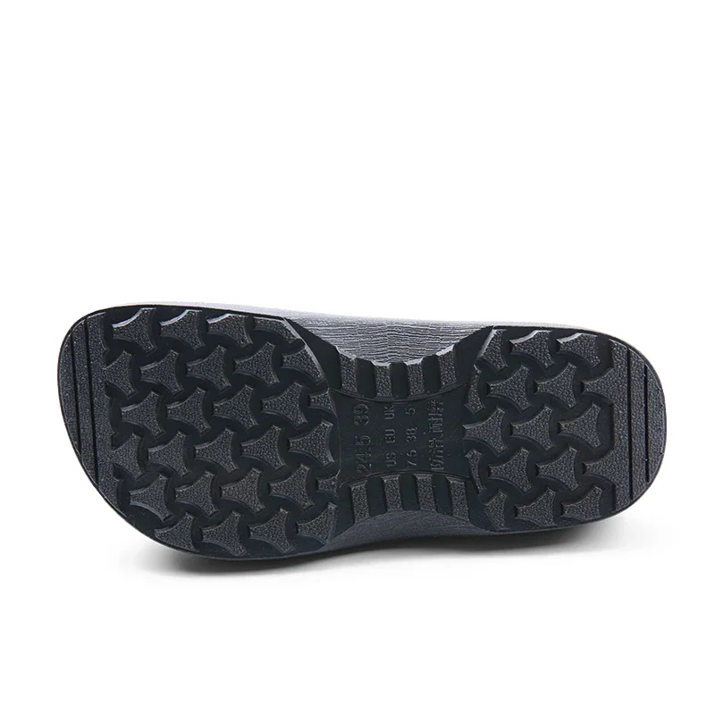 Non Slip New Kitchen Shoes, Breathable Chef Clogs Hot Flat Work Shoes Resistant Cook Footwear Plus Size