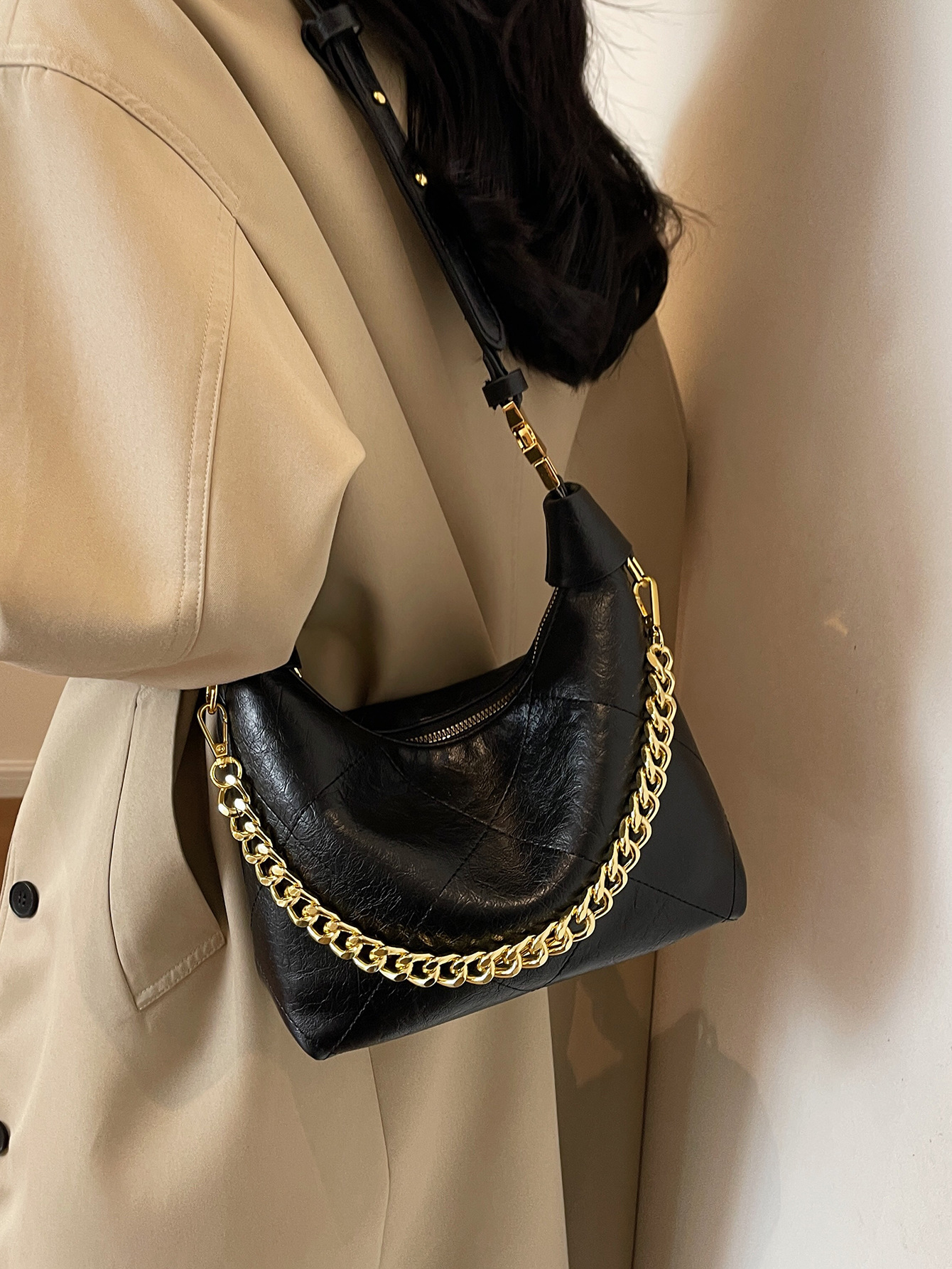 Women Bag Handbag Shoulder Bag Fashion Armpit Bag Trendy Bag Free shipping