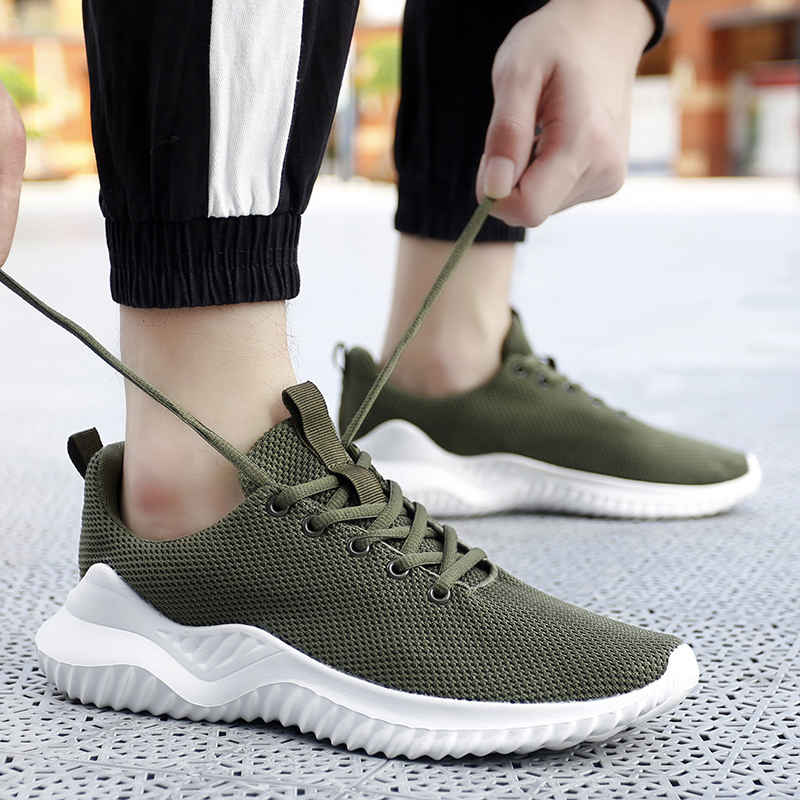 Breathable SneakersMesh 2022 New Casual Lace Up Light Outdoor Walking Tenis Free New Shipping Plus Size 47 Men Shoes 5570