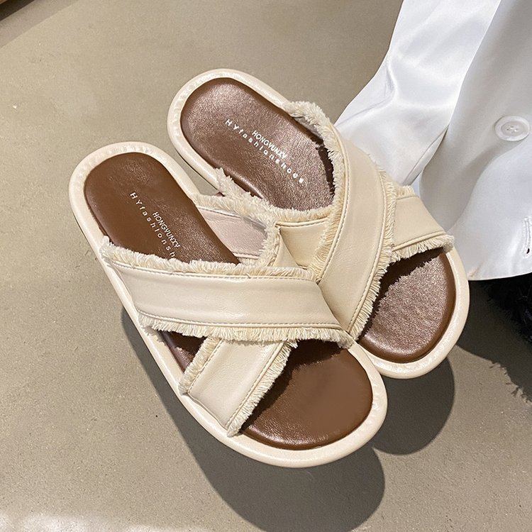 Flat Sandals for Women: Beach-Ready, Non-Slip Sole - 2024 Collection 414b