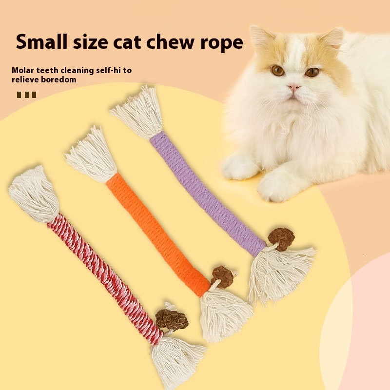 Wooden Polygonum Toy for Self Enjoyment and Soothing Mint Ball Stick Pussy Tooth Grinding Cat Supplies