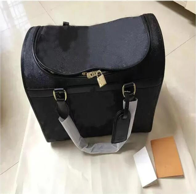 Luxury Designer Tote Bag for Cats u0026 Dogs - High-Quality Breathable Brown Leather Pet Carrier