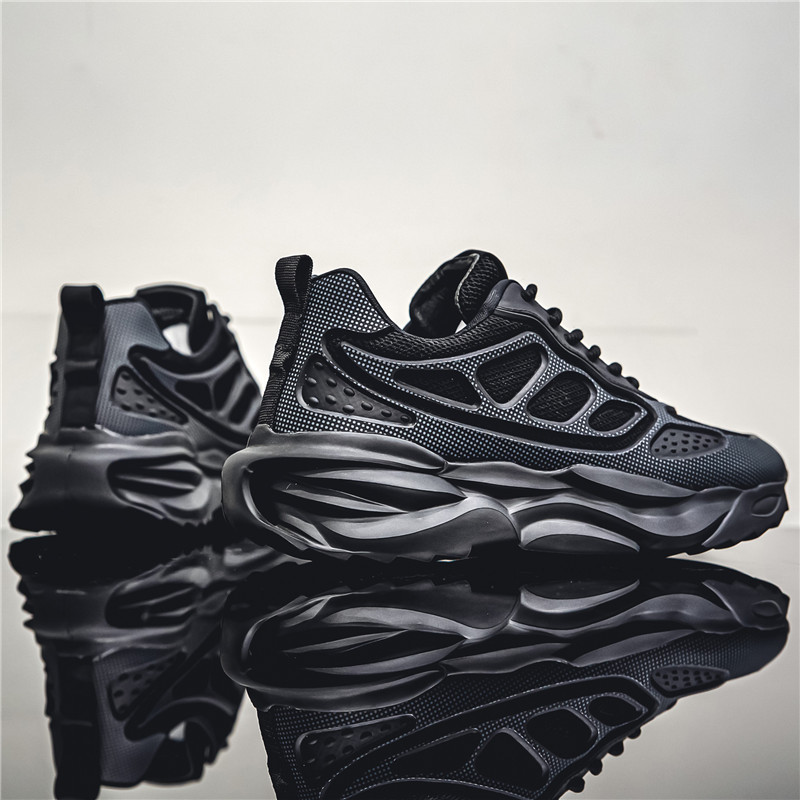 Men's breathable mesh fashionable and versatile low cut wear-resistant casual shoes