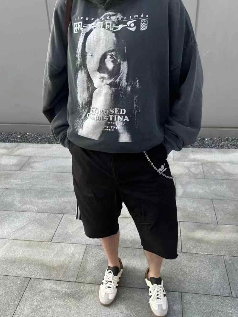 Pullover Hooded Hoodies for Men and Women Sweatshirts Oversized Washed Cotton