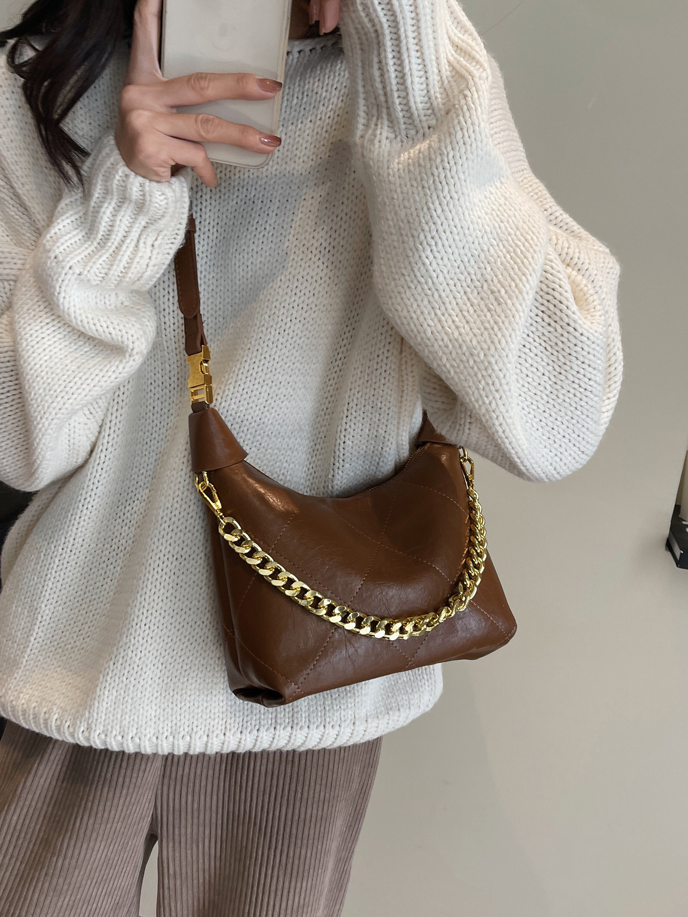 Women Bag Handbag Shoulder Bag Fashion Armpit Bag Trendy Bag Free shipping