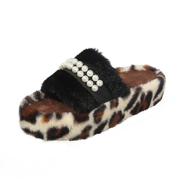 Pearl Women's Slippers Thick Sole Autumn Casual Versatile Shoes | Plus Size ed5c