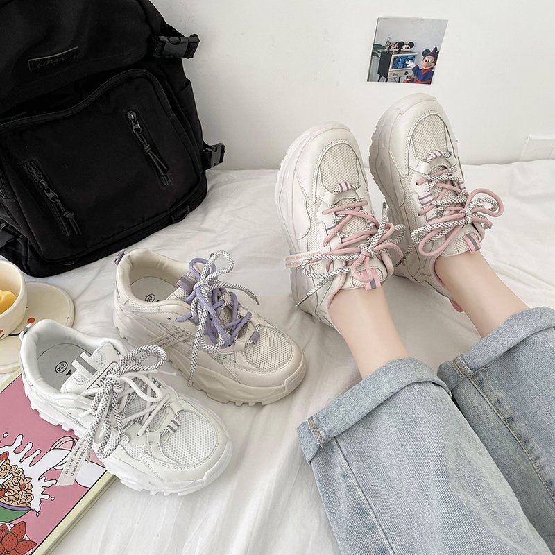 Women's comfortable and breathable casual sports shoes for spring and autumn