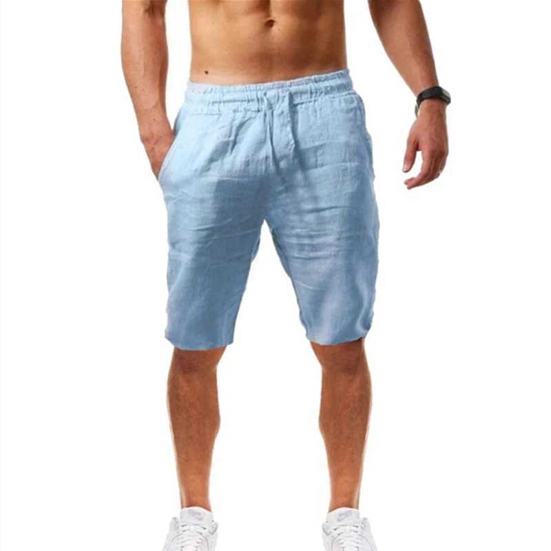 Summer mens sports and fitness pants made of pure cotton and linen breathable and casual training Trouser jogging Hip Pop sports pants W250318