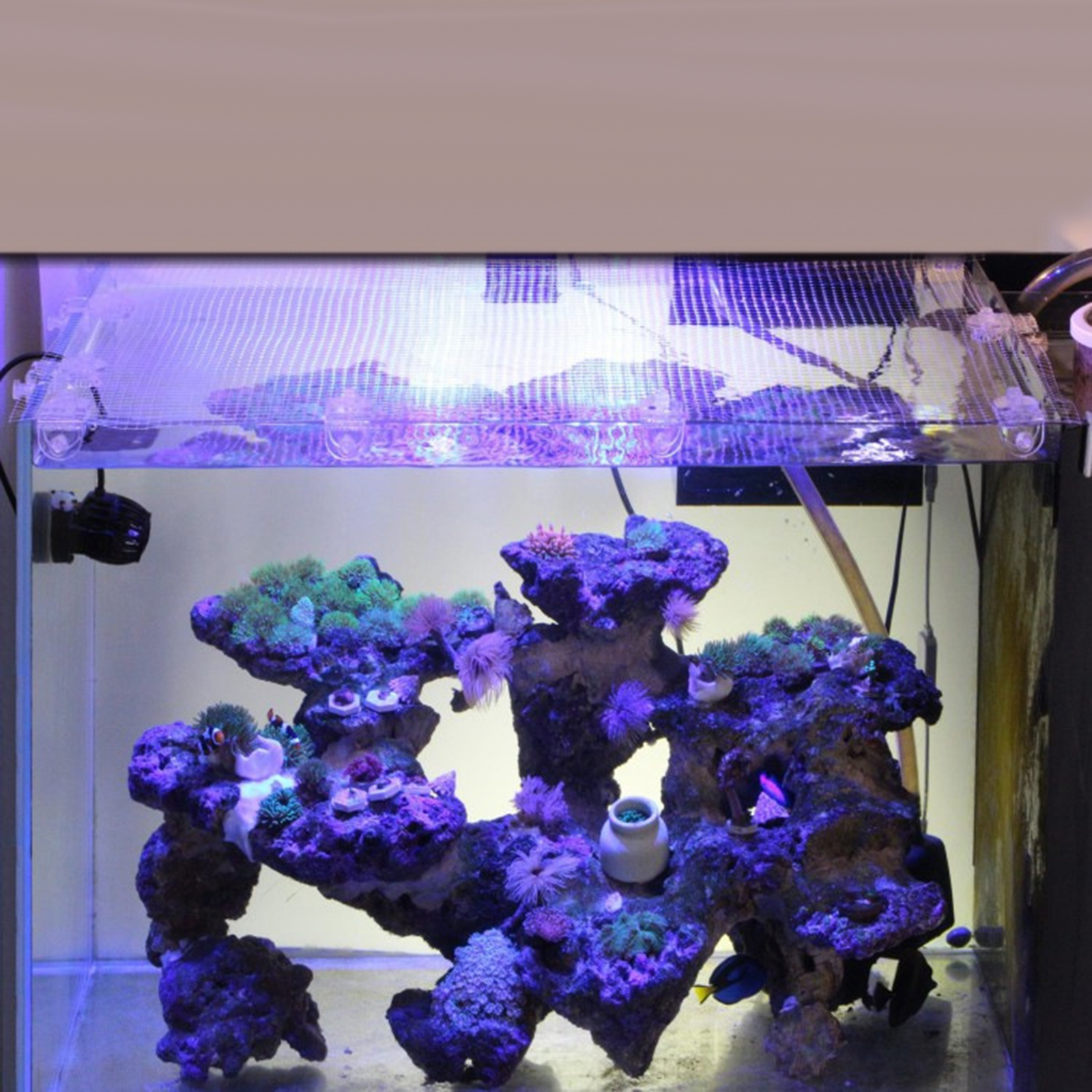 Aquarium Screen Net Mesh Fish Tank Anti-Jumping Net Covering Replacement Mesh Netting Fish Tank Covering Replacement Net