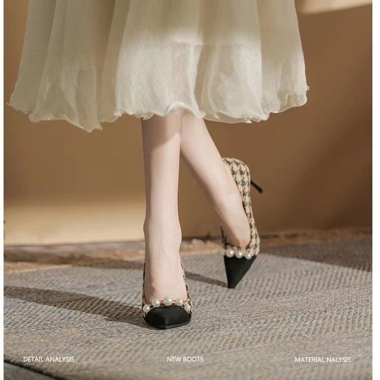 New Woman Pumps Designer Metal New Pointed Stiletto Shallow Mouth Single High Heels Women Party Shoes 1ea4
