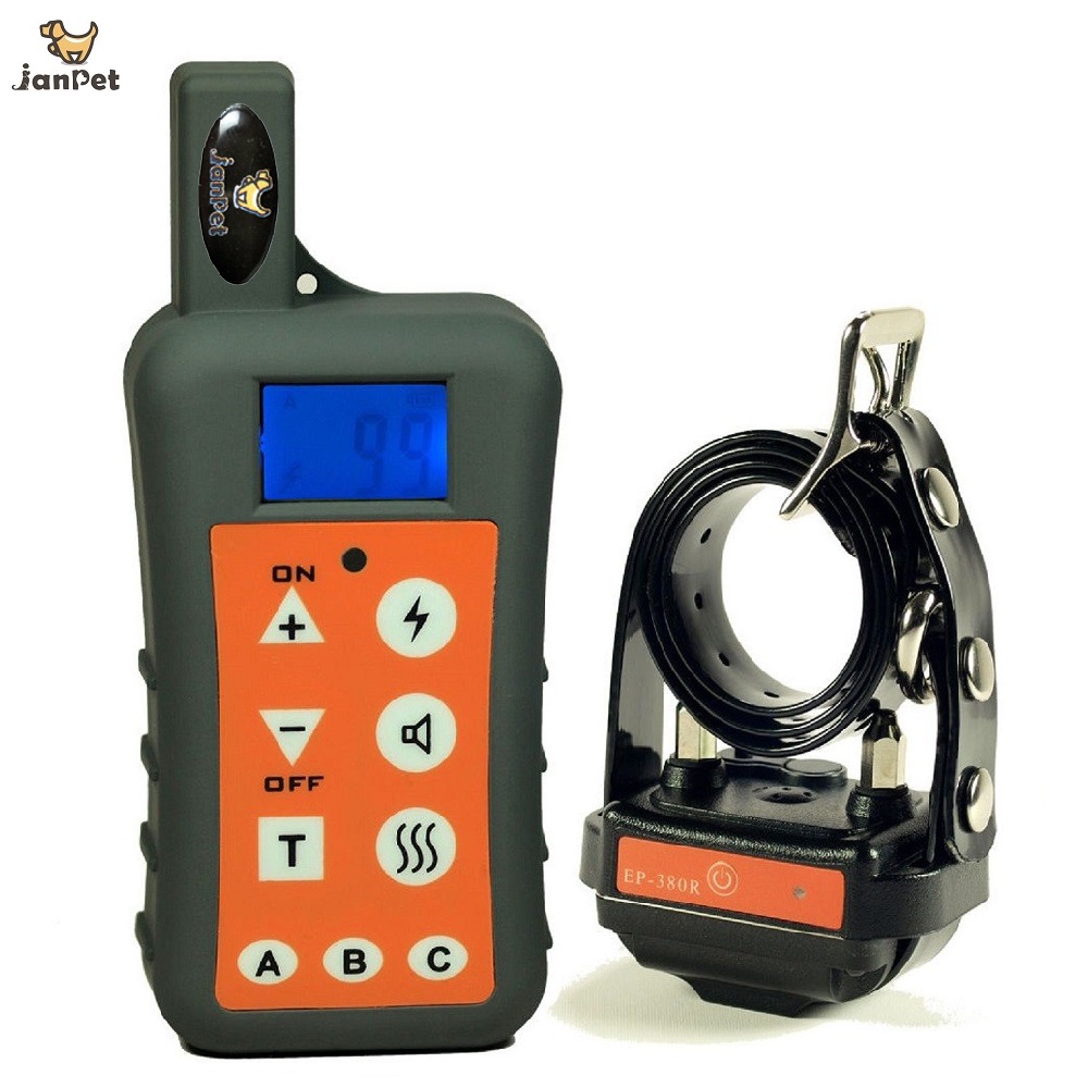 JanPet Waterproof and Rechargeable 1200M /1300 Yards Remote range Pet Dog Training Collar For 1 or 2 or 3 Dogs Trainer