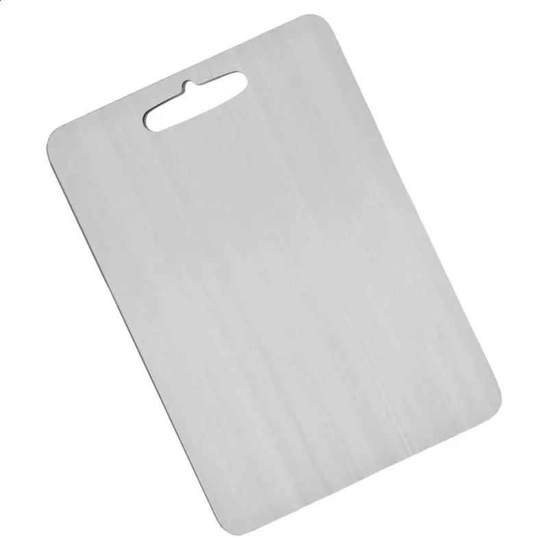 Cutting Board Double-Sided Metal Cutting Mats Chopping Block Meat Fruits Vegetables Bread Baking Grip Kitchen Supply 240902