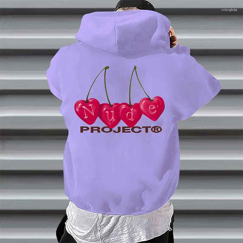 Mens Hoodies Nude Project Womens Men Hoodie Brand Sweatshirts Clothes Vintage Fashion Casual