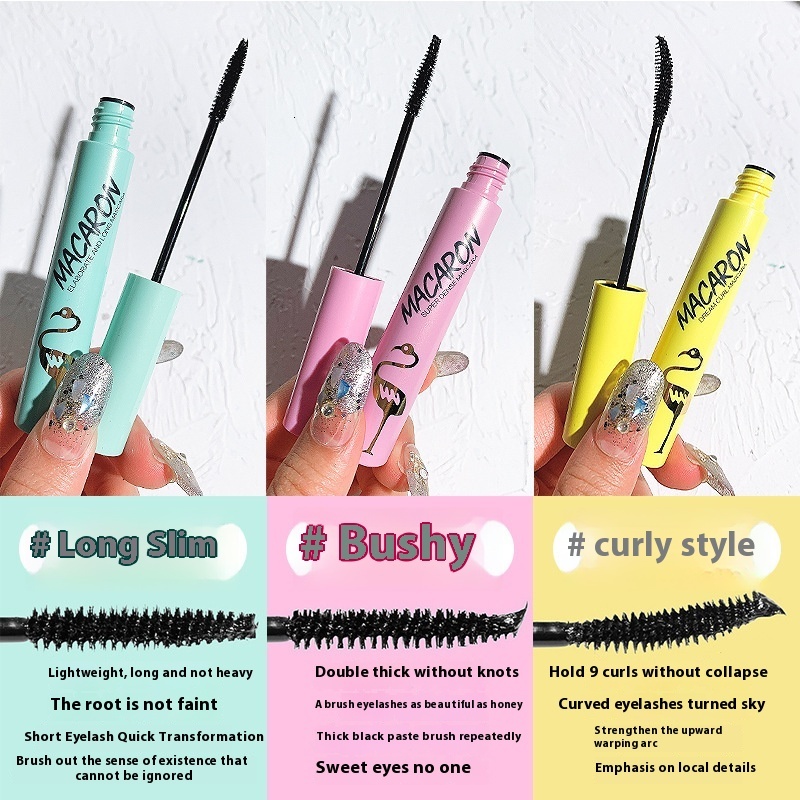 Eye-Catching Black Waterproof Eyelashes for Women Flamingo Pattern, Voluminous Lift