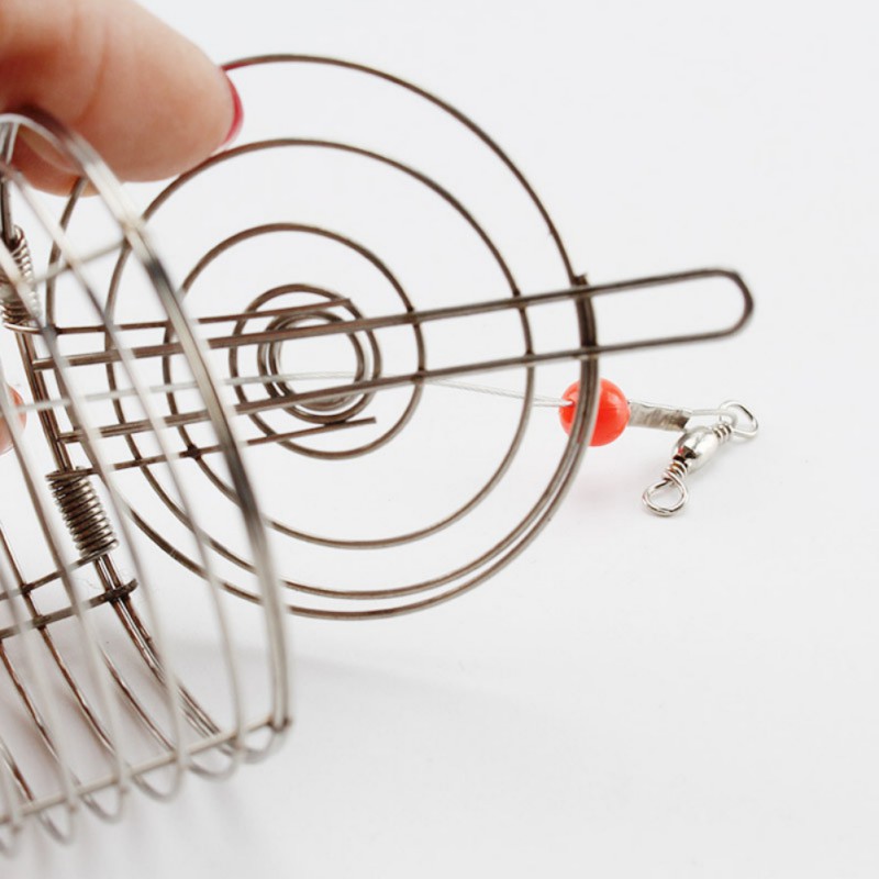 Shrimp Feeding Dish Stainless Steel Shrimp Bowls Fish Shrimp Small Bait Cage Feeder Container Bait Cage Aquarium Feeding Tool