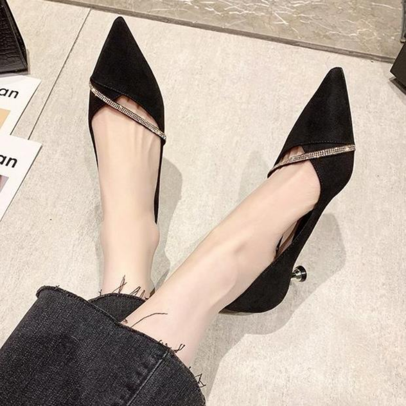 Pumps New Crystal Sgback New High Heels Summer Bride Comfortable Triangle Heeled Party Wedding Women Shoes e934