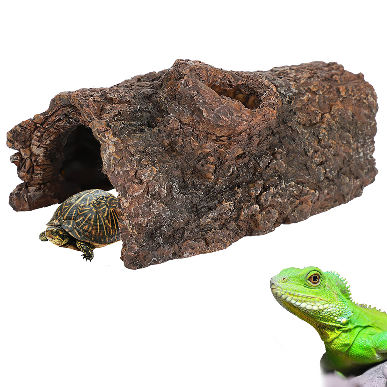 Simulation Resin Tree Bark, Amphibians, Reptile Hide Cave, Landscape for Scorpion, Lizard