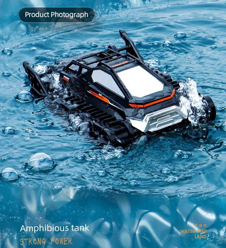 JJRC Q183 amphibious 2.4G waterproof remote control truck climbing off-road vehicle RC car toy childrens gift Free shipping