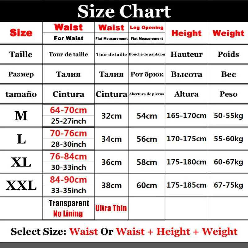 Hot and sexy transparent swimsuit shorts mens ultra-thin swimsuit competition underwear jacket swimsuit pants nylon swimsuit Desmiit SlipW240717 1 W25