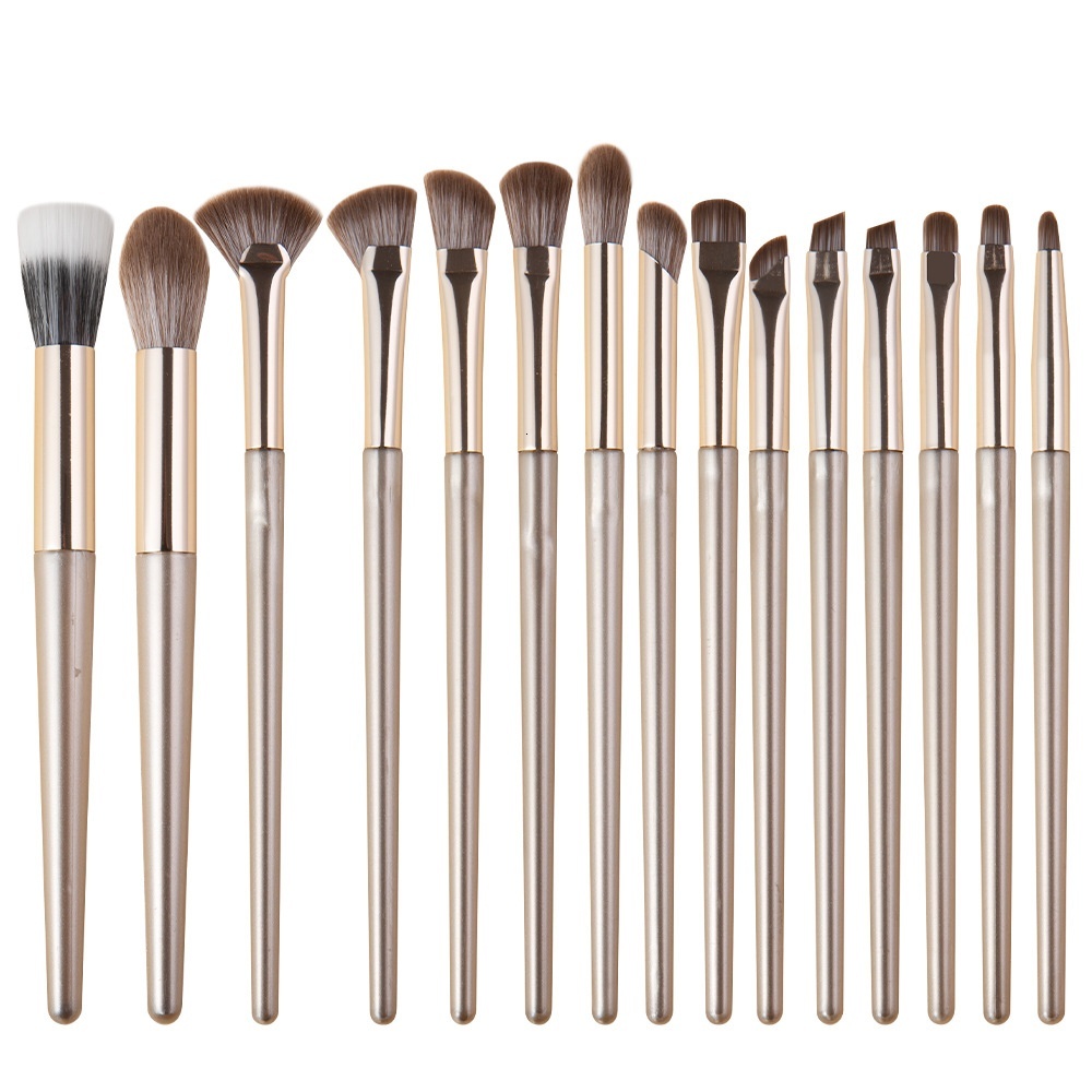 Cangzhou 15 Gilded Eyes Shadow Full Set of Brush Blade eyeliner Refreshing Hand Portable Makeup Tools